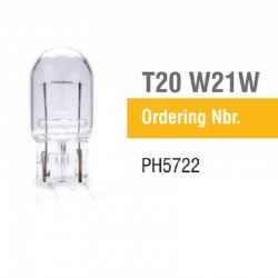 T20 W21W OTO AMPUL 12V TEK DEVRE DİPSİZ STOP AMPÜLÜ PHOTON PH5722
